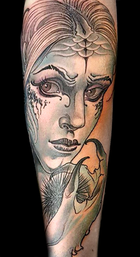 tattoo seejungfrau mermaid .png